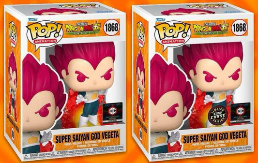 POP! Super Saiyan God Vegeta CHASE BUNDLE (Chalice Pre-Release Exclusive)